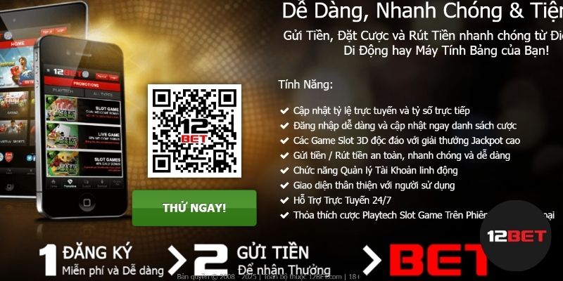 Vì sao nên tải app 12BET?